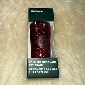 Starbucks Red Ornament Keychain